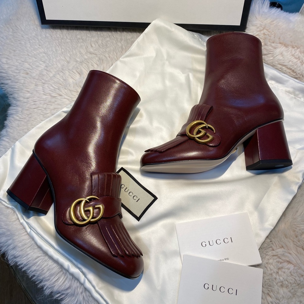 New authentic Gucci marmont 75 boots